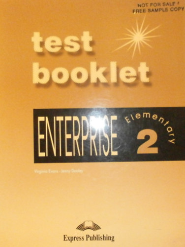 Enterprise 2. Tst Booklet - Elementary