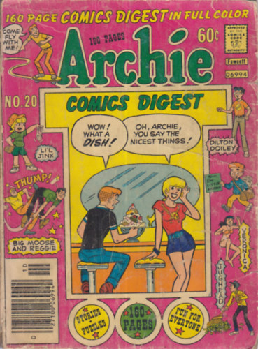 Archie Comics No. 20. (angol nyelv� sz�nes k�preg�ny)