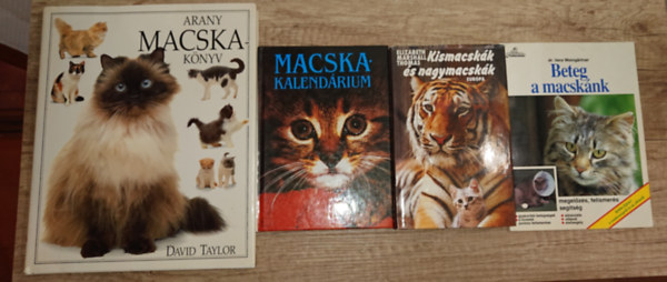 4 knyv a macskkrl: Arany Macskaknyv, Macskakalendrium, Kismacskk s nagymacskk, Beteg a macsknk