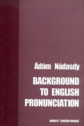 Background to English Pronunciation