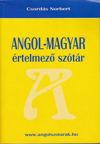 Angol-magyar rtelmez sztr