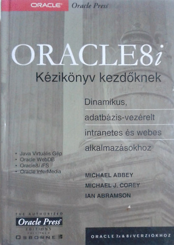 Oracle 8i kziknyv kezdknek