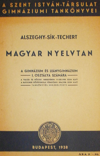 Magyar nyelvtan (I.oszt.)