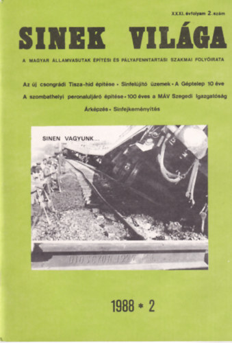 S�nek vil�ga 1988. 2. - XXXI. �vfolyam 2. sz�m