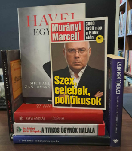 7 db riportknyv csomag: Mirt halt meg Diana, Trtnetek, A titkos gynk halla (Alekszandr Litvinyenko megmrgezse s a KGB visszatrse), Havel: Egy let,