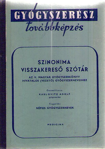 Szinonima visszakeres� sz�t�r