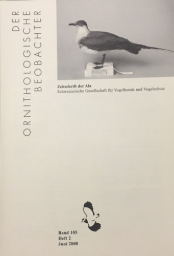 Der Ornithologische Beobachter: Zeitschrift der ALA - Band 105 Heft 2 (Juni 2008)