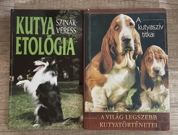 Kutya etol�gia + 1 db aj�nd�k k�nyv - A vil�g legszebb kutyat�rt�netei