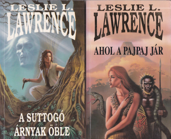 Leslie L. Lawrence - 2 db. krimi (A Suttog rnyak ble + Ahol a pajpaj jr)