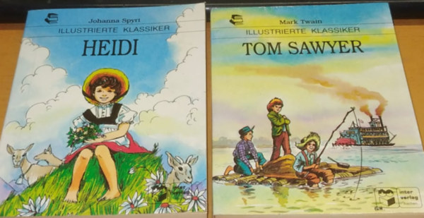 Mark Twain, Georgina Hargreaves Johanna Spyri - Heidi + Tom Sawyer - 2 db Illustrierte Klassiker