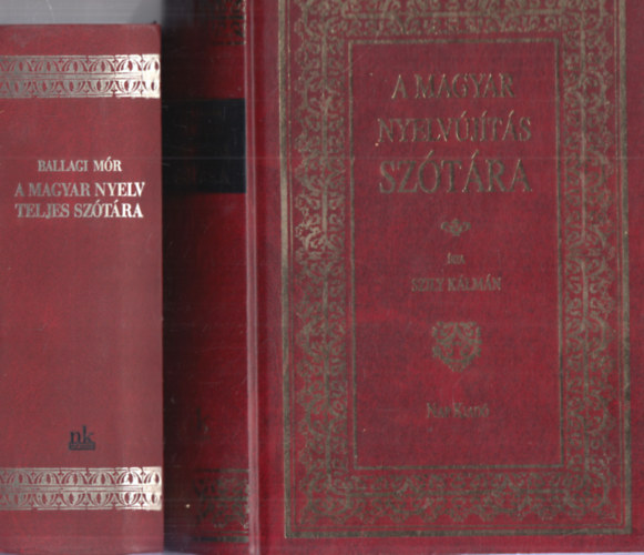2 db. sz�t�r (A magyar nyelv teljes sz�t�ra + A magyar nyelv�j�t�s sz�t�ra) - reprintek
