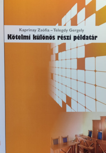 Telegdy Gergely Kaprinay Zsófia - Kötelmi különös részi példatár