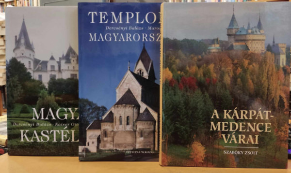 A Krpt-medence vrai + Templomok magyarorszgon + Magyar kastlyok (3 ktet)