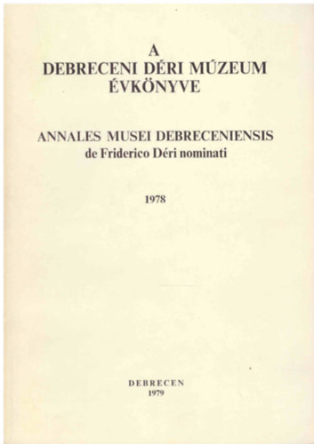 A debreceni Dri Mzeum vknyve 1978