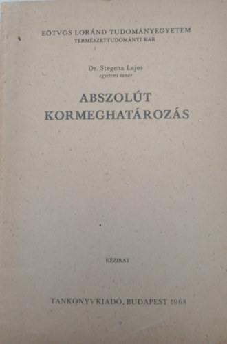 Abszol�t kormeghat�roz�s
