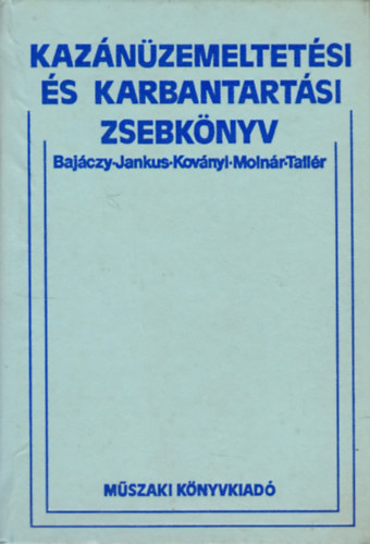 Kaz�n�zemeltet�si �s karbantart�si zsebk�nyv