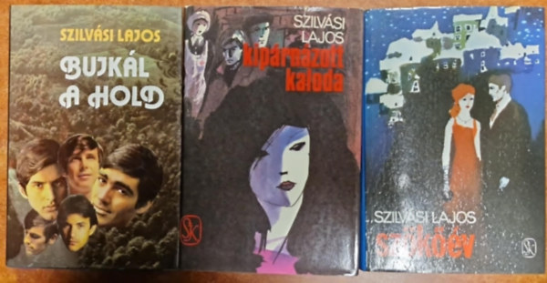 3db Szilvsi ktet :Szkv, Kiprnzott kaloda, Bujkl a hold