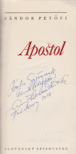 Emil Boleslav Luk�c  Pet�fi S�ndor (ford.) - Apo�tol (Dedik�lt)