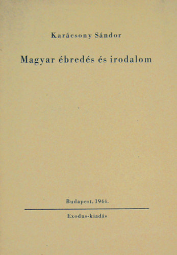 Magyar �bred�s �s irodalom