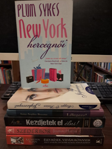 6 db-os szrakoztat irodalom KNYVMENT AJNLAT: Llegezz!+Jghercegn+New York hercegni+Kezdjetek el lni!+Szederbor+les ksek, vidm knnyek(let a vilg legjobb szakcsiskoljban)
