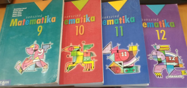 Kosztolnyi Jzsef, Kovcs Istvn, Pintr Klra, Urbn Jnos, Vincze Istvn - 4 db Sokszn matematika 9-12 (MS-2309T, MS-2310, MS-2311T, MS-2312)