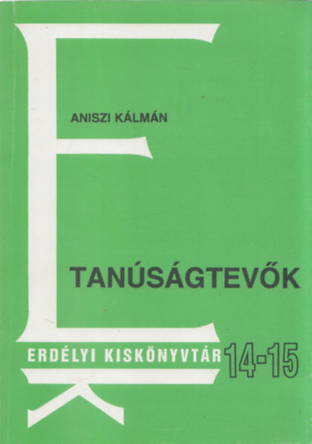 Tansgtevk - Erdlyi kisknyvtr 14-15 (dediklt)