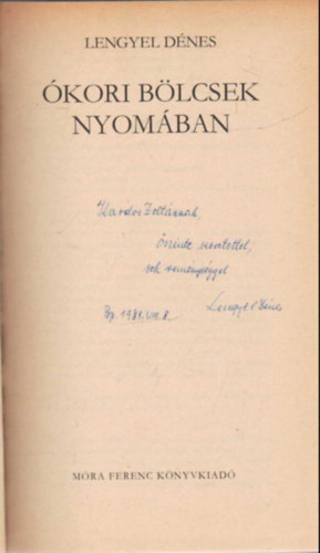 �kori b�lcsek nyom�ban