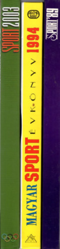 3 db Magyar Sport vknyv: Sport '89 + Magyar Sport vknyv 1994 + Sport 2003