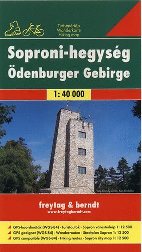 A Soproni-hegysg turistatrkpe (1:40000)