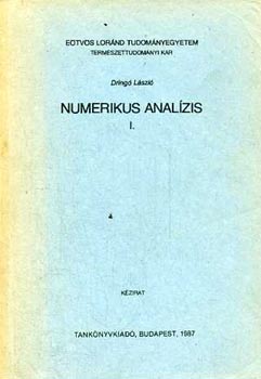 Dring Lszl - Numerikus analzis I.