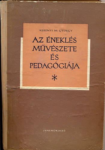 Az nekls mvszete s pedaggija
