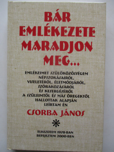 Br emlkezete maradjon meg