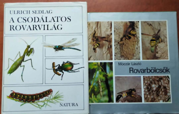 M�cz�r L�szl� Ulrich Sedlag - 2 db Rovarb�lcs�k + A csod�latos rovarvil�g