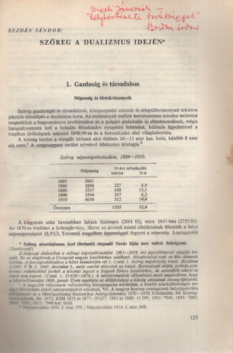 Sz�reg a dualizmus idej�n - Dedik�lt - K�l�nlenyomat