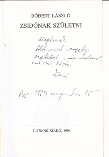 Zsidnak szletni DEDIKLT