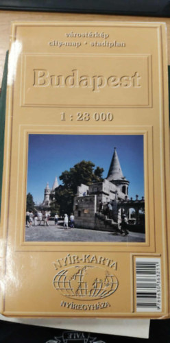 Budapest várostérkép 1:28 000