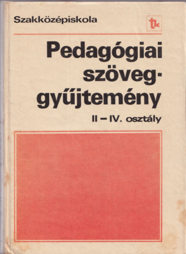 Pedag�giai sz�veggy�jtem�ny II-IV. 10 o.