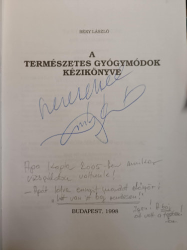 A termszetes gygymdok kziknyve