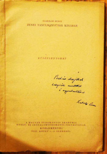 Zenei tanulmnyton Knban