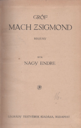 Grf Mch Zsigmond