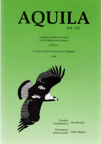 Aquila - A Magyar Madrtani Intzet vknyve 2006 (Vol. 113.)