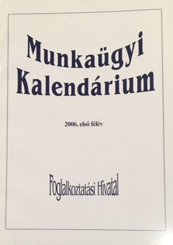 Munkagyi Kalendrium