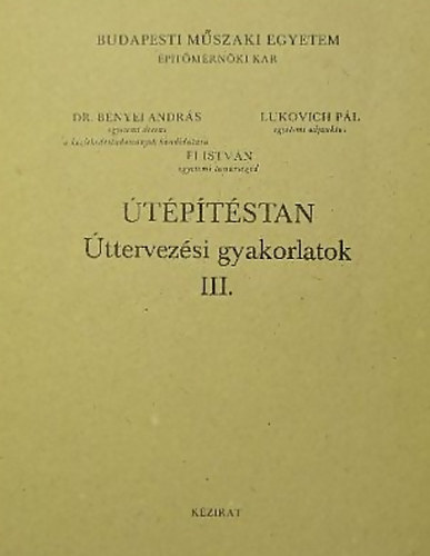 tptstan- ttervezsi gyakorlatok III.