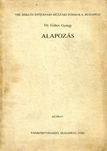 Alapozs- kzirat