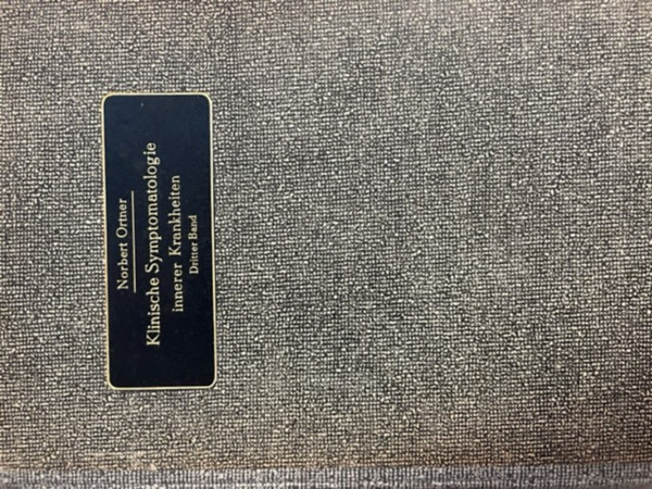 Klinische Symptomatologie und Differential-Diagnose innerer Krankheiten