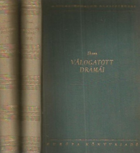 Ibsen vlogatott drmi I-II.