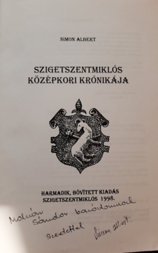 Szigetszentmikls kzpkori krnikja