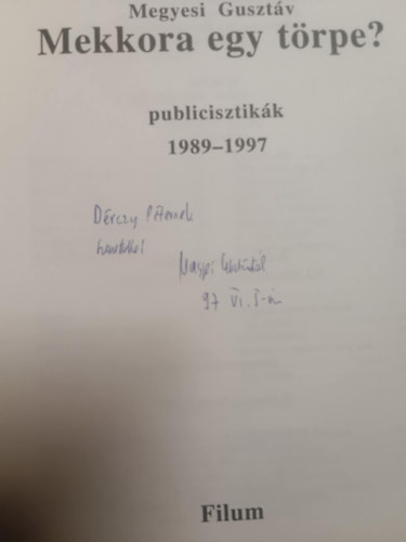 Mekkora egy t�rpe?