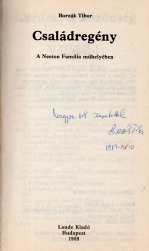 Csaldregny (A Neoton Famlia mhelyben)
