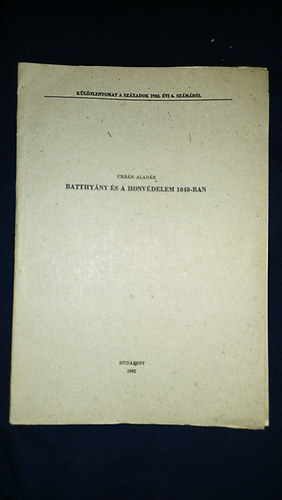 Batthy�ny �s a honv�delem 1848-ban